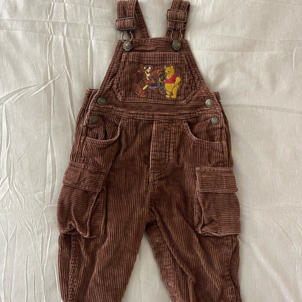 Vintage Disney Winnie the Pooh Corduroy Overalls